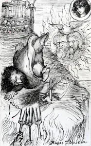 Rupes Topseia, 1874 (pen & ink on paper) Rupes Topseia, 1874 (pen & ink on paper)