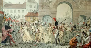 Russian Prisoners Paraded on the Boulevard Saint-Martin after the Battle of Montmirail Russian Prisoners Paraded on the Boulevard Saint-Martin after the Battle of Montmirail