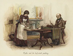Ruth, and the beef-steak pudding (chromolitho) Ruth, and the beef-steak pudding (chromolitho)