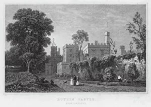 Ruthin Castle, Denbighshire (engraving)