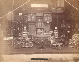 S. Howard & Sons exhibit -- Main Building, Collection of furniture S. Howard & Sons exhibit -- Main Building, Collection of furniture