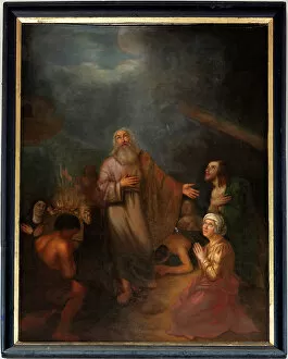 Religious Personality Gallery: Sacrifice of Abraham, 18th century (oil on canvas)