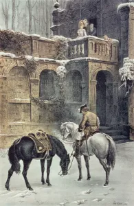 The Empty Saddle, from St. Stephens Review Presentation Cartoon, 22 January 1887 The Empty Saddle, from St. Stephens Review Presentation Cartoon, 22 January 1887