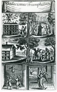 Saducismus Triumphatus, the Second Part, engraved by the artist (engraving) (b&w photo) Saducismus Triumphatus, the Second Part, engraved by the artist (engraving) (b&w photo)