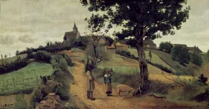 Saint-Andre-en-Morvan, 1842 (oil on canvas) Saint-Andre-en-Morvan, 1842 (oil on canvas)