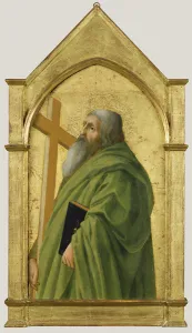 Saint Andrew, 1426 (Tempera and gold leaf on panel) Saint Andrew, 1426 (Tempera and gold leaf on panel)