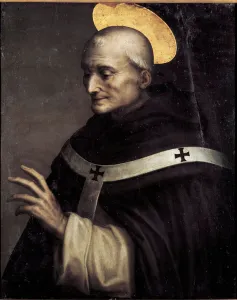 Saint Anthony blessing, 1540-1545 (Oil on wood) Saint Anthony blessing, 1540-1545 (Oil on wood)