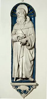 Saint Anthony the Great. 1475-1480 (High relief ceramic)