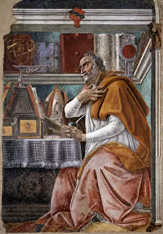 Saint Augustine (fresco, 1480)