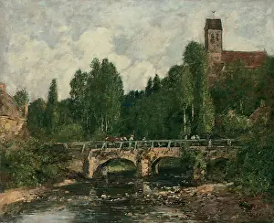 Saint-Cenery, the Church and the Bridge, 1892 (oil on canvas) Saint-Cenery, the Church and the Bridge, 1892 (oil on canvas)