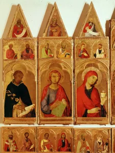 Saint Dominic, Saint John Evangelist, Saint Mary Magdalene Saint Dominic, Saint John Evangelist, Saint Mary Magdalene