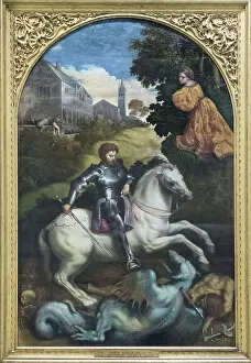 Creatures Gallery: Saint George Killing the Dragon (oil on canvas)