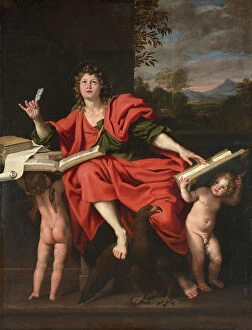 Seventeeth Century Collection: Saint John the Evangelist, 1620s (oil on canvas)