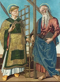 Holy Image Gallery: Saint Lawrence and Andrew, first quarter 16th century (oil on panel)
