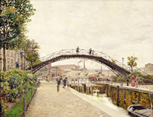 The Saint-Martin Canal (oil on canvas) The Saint-Martin Canal (oil on canvas)