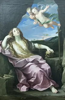Mary Madgalena Collection: Saint Mary Magdalene penitent, 17th century (painting)