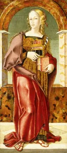 Saint Mary Magdalene (tempera with gold on panel) Saint Mary Magdalene (tempera with gold on panel)