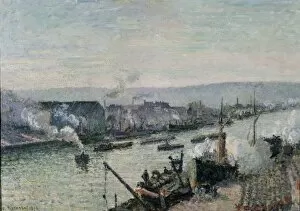 Saint-Sever Port, Rouen, 1896 (oil on canvas)