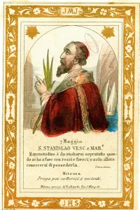 Saint Stanislaus the Martyr (engraving, 19th century) Saint Stanislaus the Martyr (engraving, 19th century)