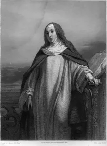 Sainte Jeanne de Chantal (1572-1641), in 'Les Saintes Femmes', 1852 Sainte Jeanne de Chantal (1572-1641), in 'Les Saintes Femmes', 1852