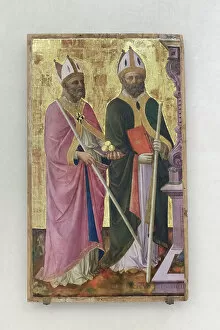 Gold Background Collection: Saints Nicholas and Just, part of the altarpiece, 1469 (tempera on panel)