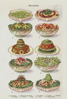 Salads (chromolitho)
