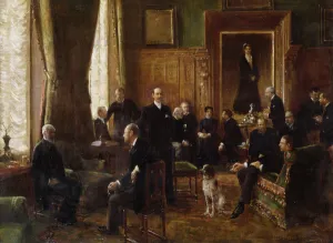 The Salon of the Countess Potocka, 1887 (oil on canvas) The Salon of the Countess Potocka, 1887 (oil on canvas)