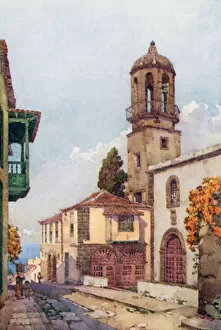 Ella Du Cane Gallery: San Domingo, Villa Orotava (colour litho)