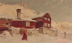 Gustav Wentzel Gallery: From Sandbu Farm (oil on canvas)