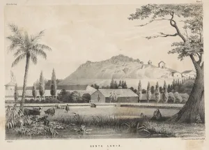 Santa Lucia, 1855 (litho) Santa Lucia, 1855 (litho)