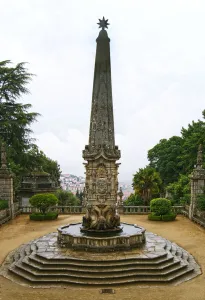 Santuario de Nossa Senhora dos Remedios obelisk, Lamego, Portugal. 1738 (granite) Santuario de Nossa Senhora dos Remedios obelisk, Lamego, Portugal. 1738 (granite)