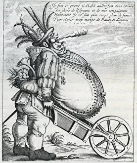 Satire against Matthias Gallas (1584-1647) general of the Imperial Army during the Thirty