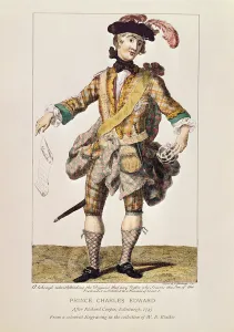 Satirical print in form of a Wanted Poster for Prince Charles Edward Stuart Satirical print in form of a Wanted Poster for Prince Charles Edward Stuart