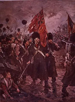 Saving the Colours, the Guards at Inkerman during the Crimean War in 1854, 19th century Saving the Colours, the Guards at Inkerman during the Crimean War in 1854, 19th century