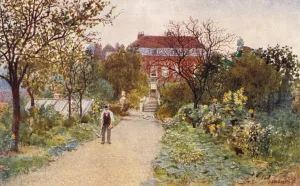 Scarsdale House, Wright's Lane, Kensington, 1892 (colour litho) Scarsdale House, Wright's Lane, Kensington, 1892 (colour litho)