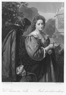 Scene from Much Ado About Nothing (engraving)