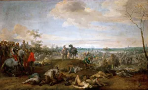 Scene de bataille, guerre de trente ans - Battlefield. Scene from the Thirty Years War, by Snayers, Pieter (1592-1667) Scene de bataille, guerre de trente ans - Battlefield. Scene from the Thirty Years War, by Snayers, Pieter (1592-1667)