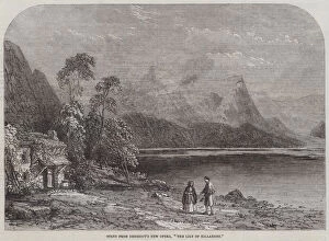 Scene from the Benedict's New Opera, 'The Lily of Killarney' (engraving)