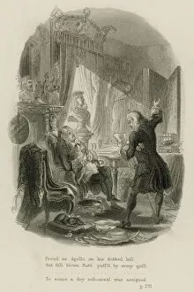 Scene from Epistle to Doctor Arbuthnot, by Alexander Pope (engraving)