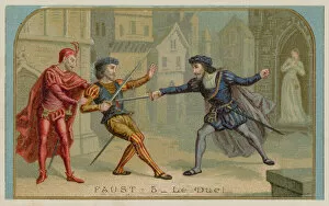 Scene from Faust (chromolitho)