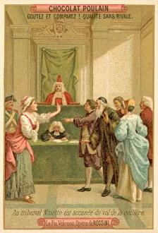 Scene from la gazza ladra (The Thieving Magpie), opera by Gioachino Rossini (chromolitho)