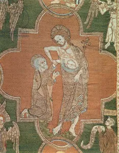 Scene from the Life of Christ, detail from the Syon Cope Scene from the Life of Christ, detail from the Syon Cope