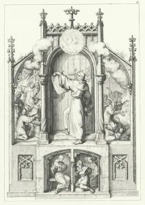 Four scenes from the life of Martin Luther (engraving) Four scenes from the life of Martin Luther (engraving)