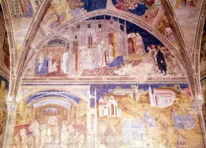 Scenes from the Life of St. Martial, from the Chapel of the Tinel, 1344-45 (fresco) Scenes from the Life of St. Martial, from the Chapel of the Tinel, 1344-45 (fresco)