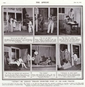 Shaftesbury Avenue Gallery: Scenes from a stage adaption of Joseph Conrads novel Victory, performed at the Globe Theatre, London