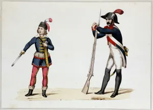 School of Mars, a pupil and a guardian of the Convention, 1794 School of Mars, a pupil and a guardian of the Convention, 1794