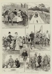 A School Treat in a Scotch Country-House (engraving) A School Treat in a Scotch Country-House (engraving)