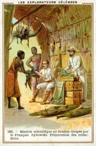 Scientific expedition to the Sudan led by French agronomist Jean Dybowski Scientific expedition to the Sudan led by French agronomist Jean Dybowski