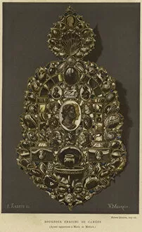 Marie De Medici Gallery: Sconce decorated with cameos (colour litho)