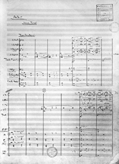 Score sheet of Act 1 of Pelleas and Melisande, 1902 (pen & ink on paper) Score sheet of Act 1 of Pelleas and Melisande, 1902 (pen & ink on paper)